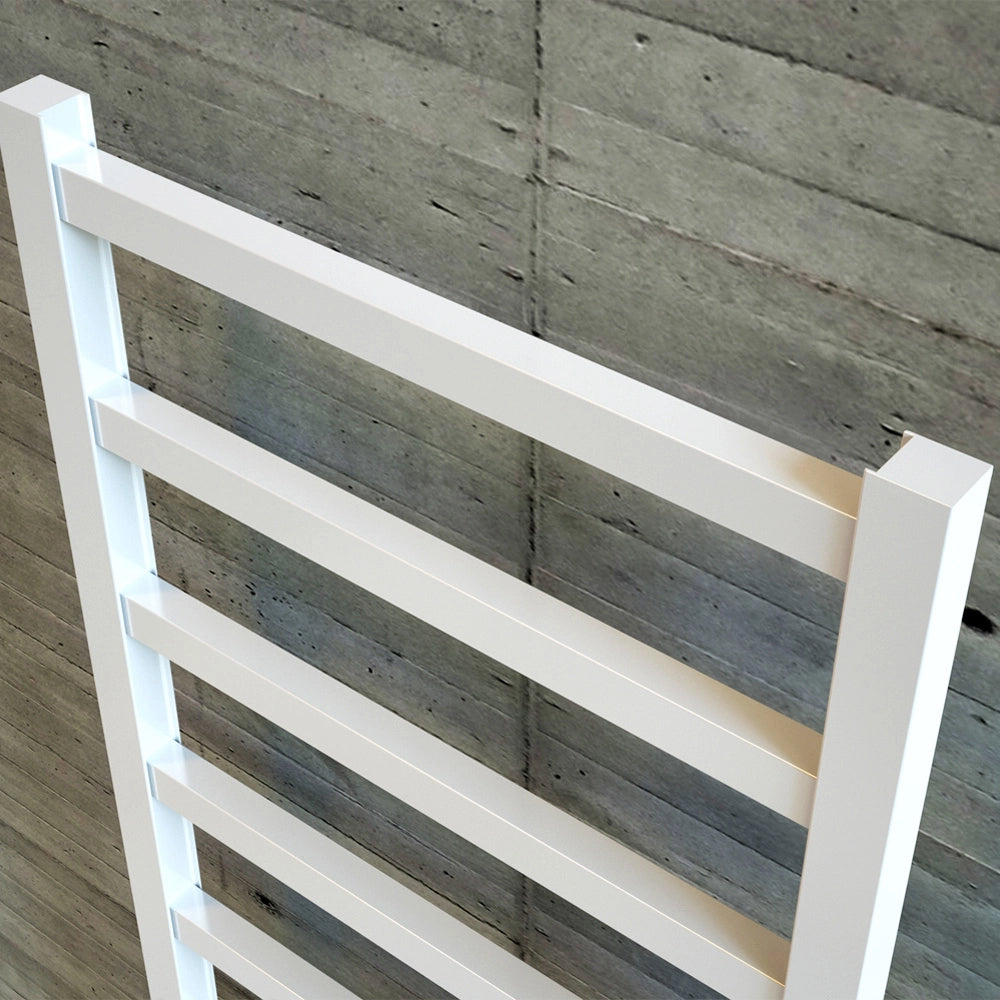 Tetbury Vertical White Aluminium Radiator 1255mm (H) x 500mm (W)