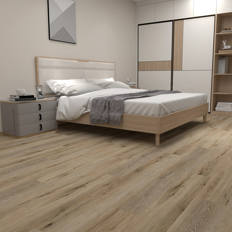 Ovara Latte Oak Planks LVT Flooring: 5.5 x 180 x 1,220 mm