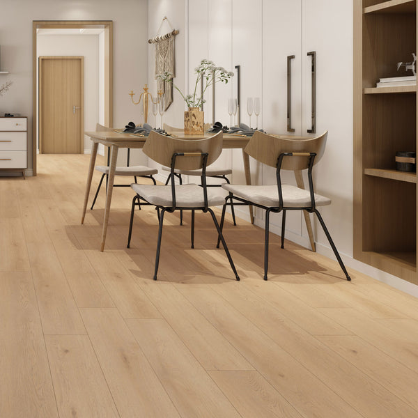 Ovara Pure Satin Oak Planks LVT Flooring: 5.5 x 180 x 1,220 mm