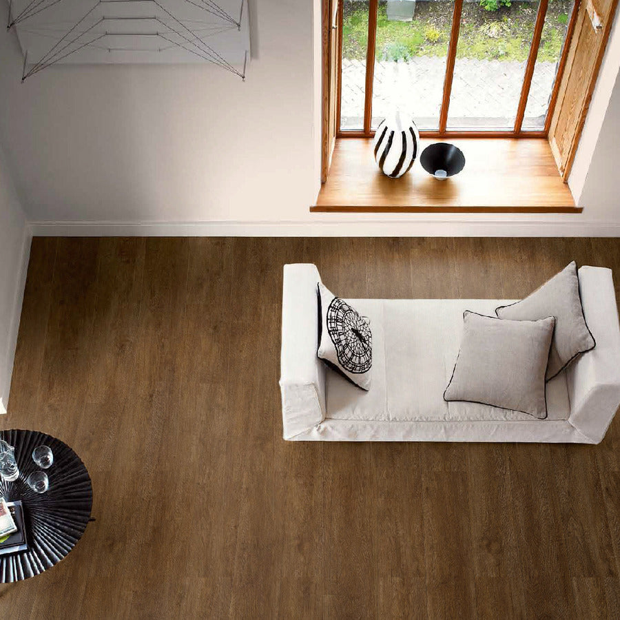 Ovara Smoked Oak Planks LVT Flooring: 5.5 x 180 x 1,220 mm