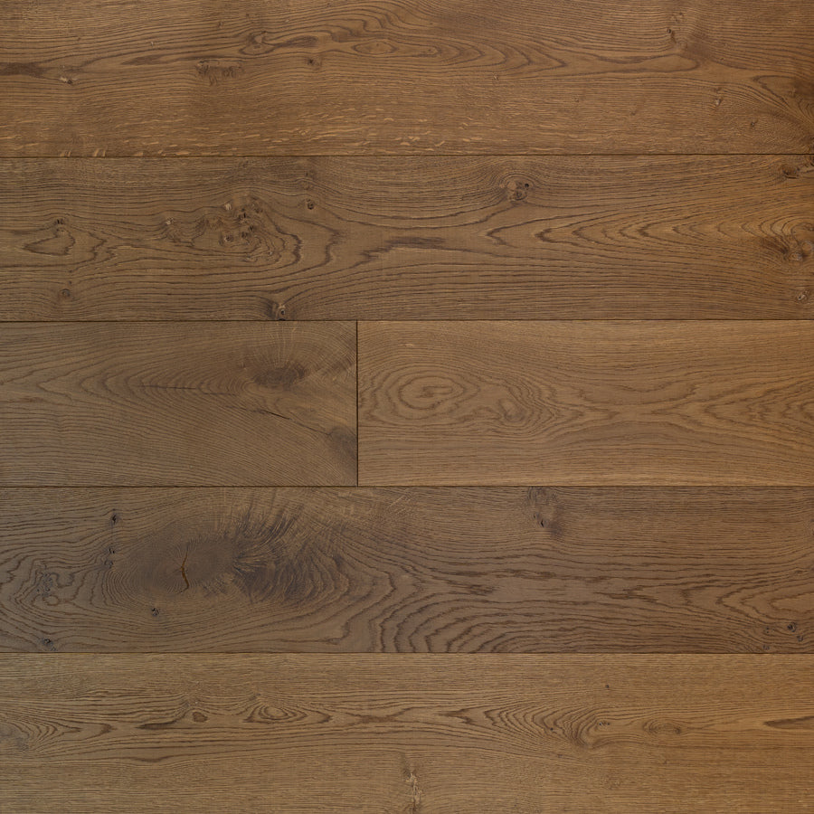 Ovara Antique Engineered Bamburgh Oak Planks Flooring, Brushed & Matt Lacquered Antique: 15.0 x 235 x 2,200 mm