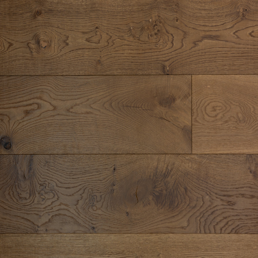 Ovara Antique Engineered Bamburgh Oak Planks Flooring, Brushed & Matt Lacquered Antique: 15.0 x 235 x 2,200 mm