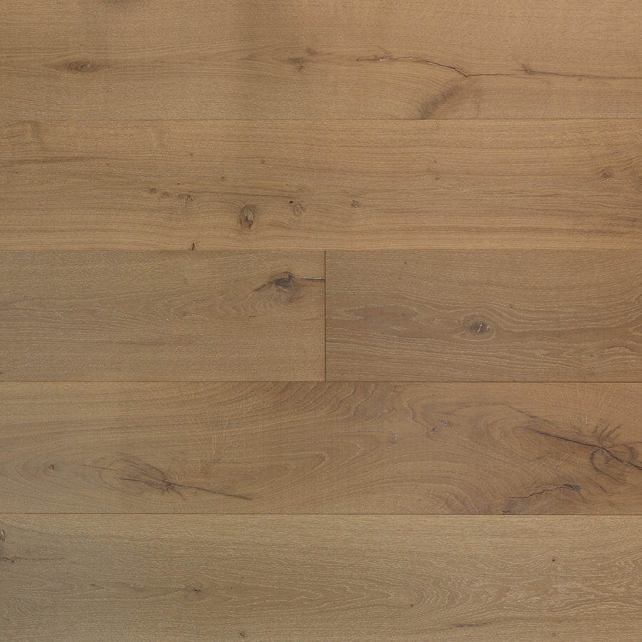 Ovara Antique Engineered Edlingham Oak Planks Flooring, Brushed & Matt Lacquered Antique: 15.0 x 235 x 2,200 mm