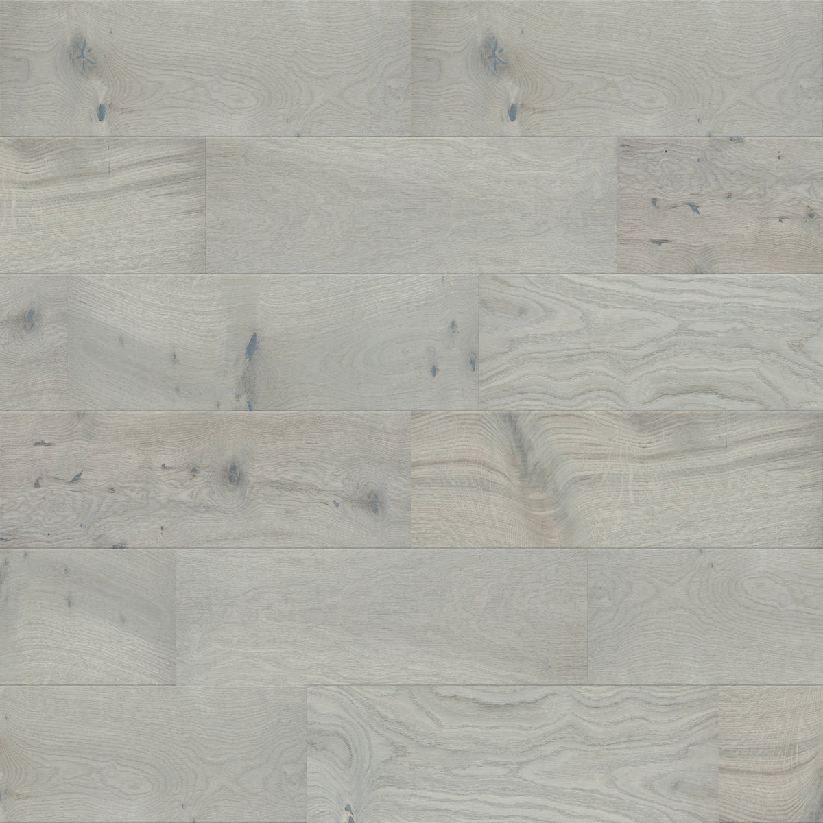 Ovara Engineered Silver Oak Planks Flooring, Brushed & Matt Lacquered: 14.0 x 130 x 1,092 mm