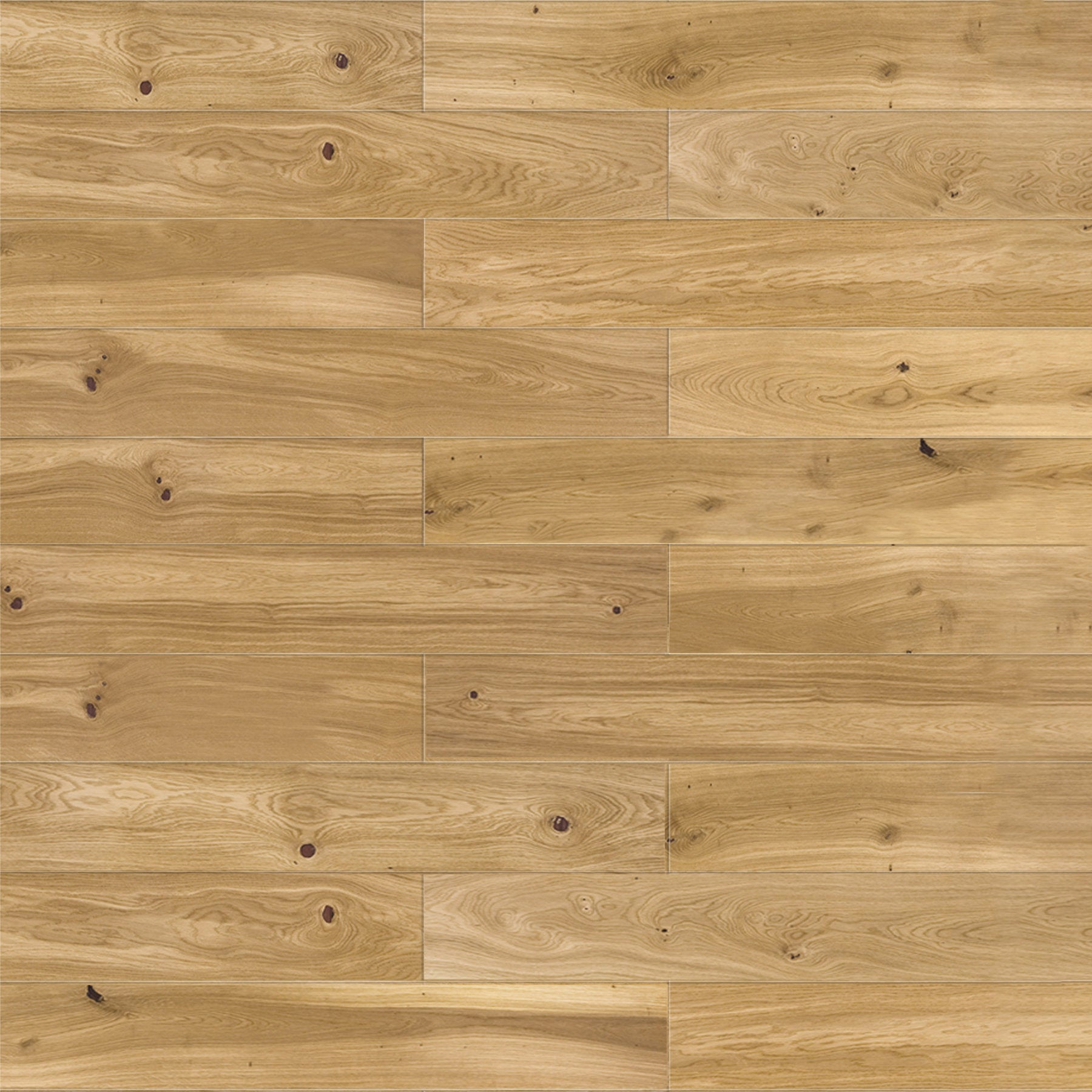 Ovara  Engineered Natural Oak Planks Flooring,  & Lacquered: 14.0 x 155 x 1,092 mm