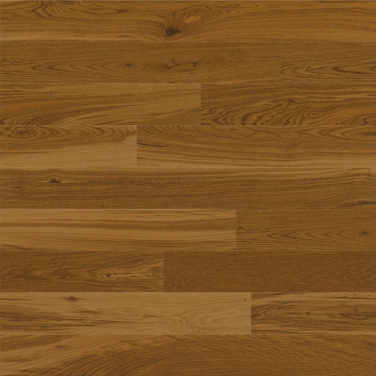 Ovara Engineered Dark Oak Planks Flooring, Brushed & Matt Lacquered: 14.0 x 155 x 1,092 mm