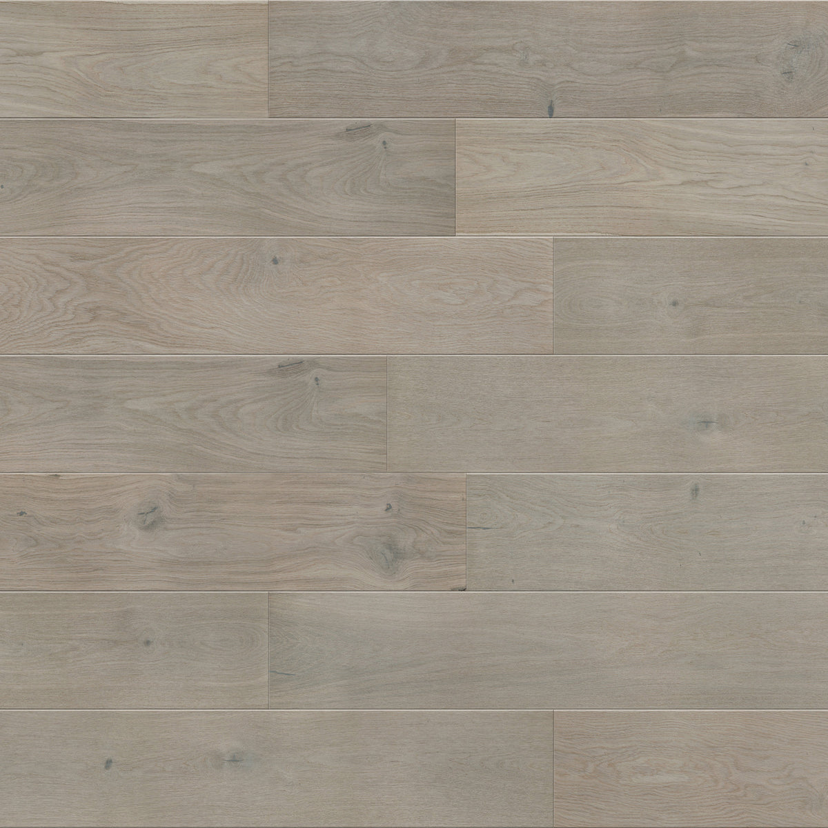 Ovara Premium Engineered Charleston Grey Oak Planks Flooring, Brushed & Matt Lacquered: 14.0 x 180 x 1,800 mm