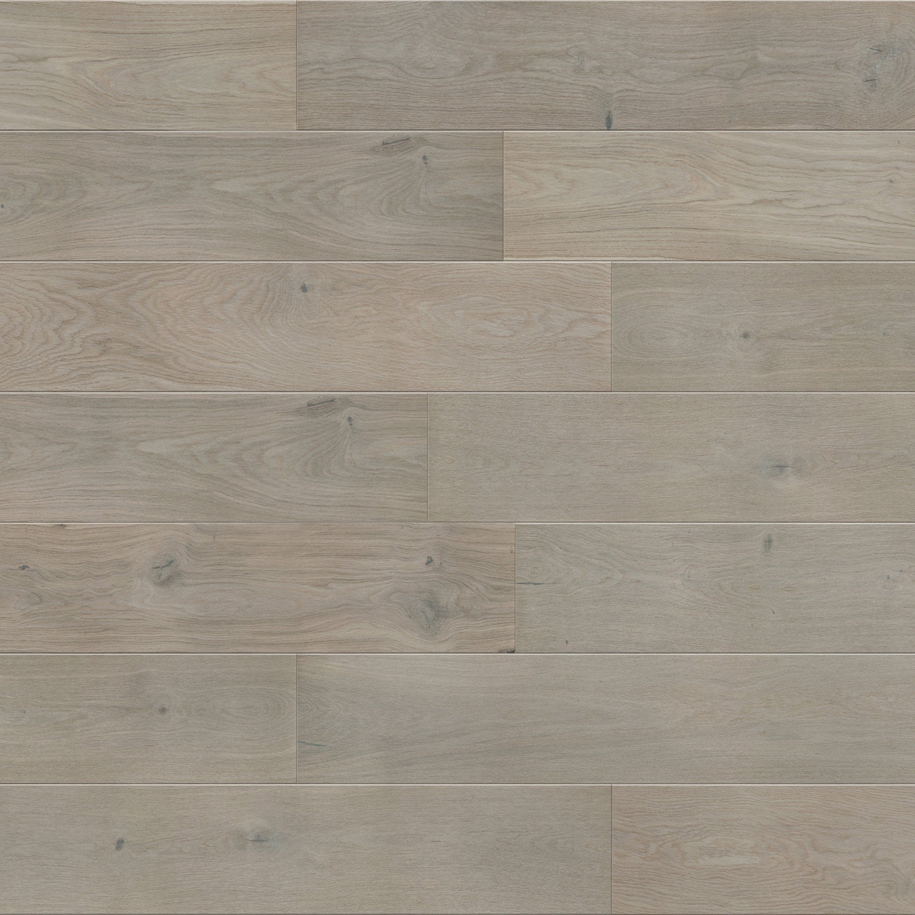 Ovara Premium Engineered Charleston Grey Oak Planks Flooring, Brushed & Matt Lacquered: 14.0 x 180 x 1,800 mm