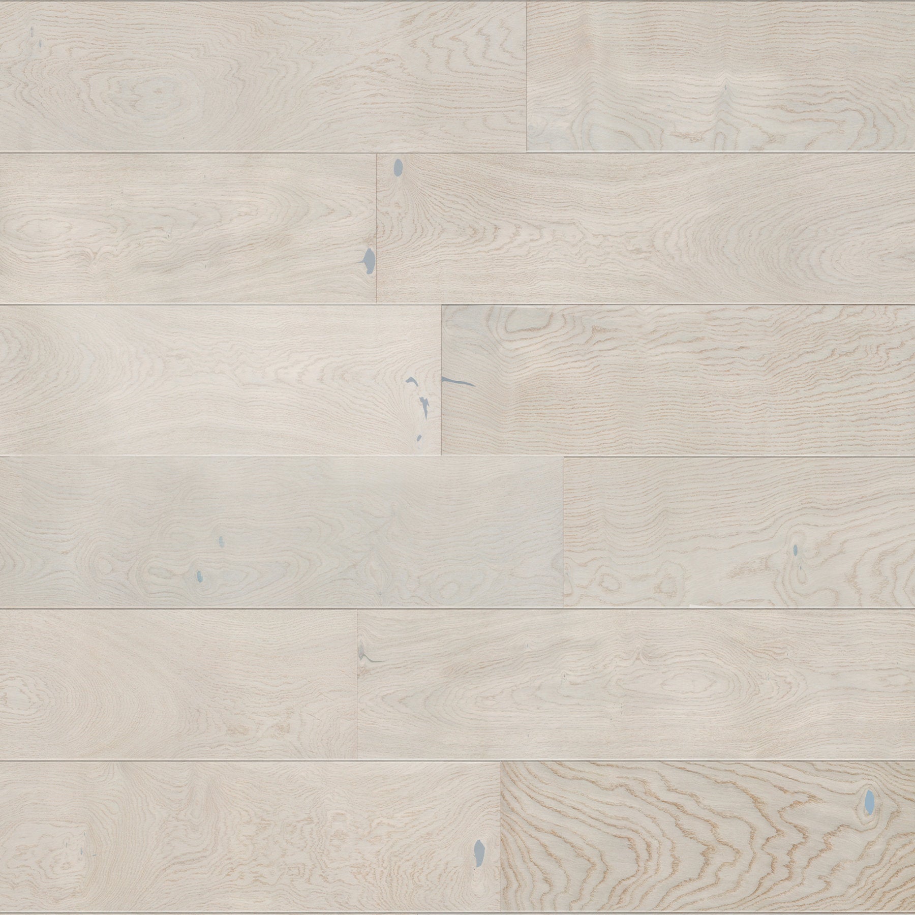 Ovara  Engineered Planked White Oak Planks Flooring, Brushed & Matt Lacquered: 14.0 x 180 x 1,800 mm
