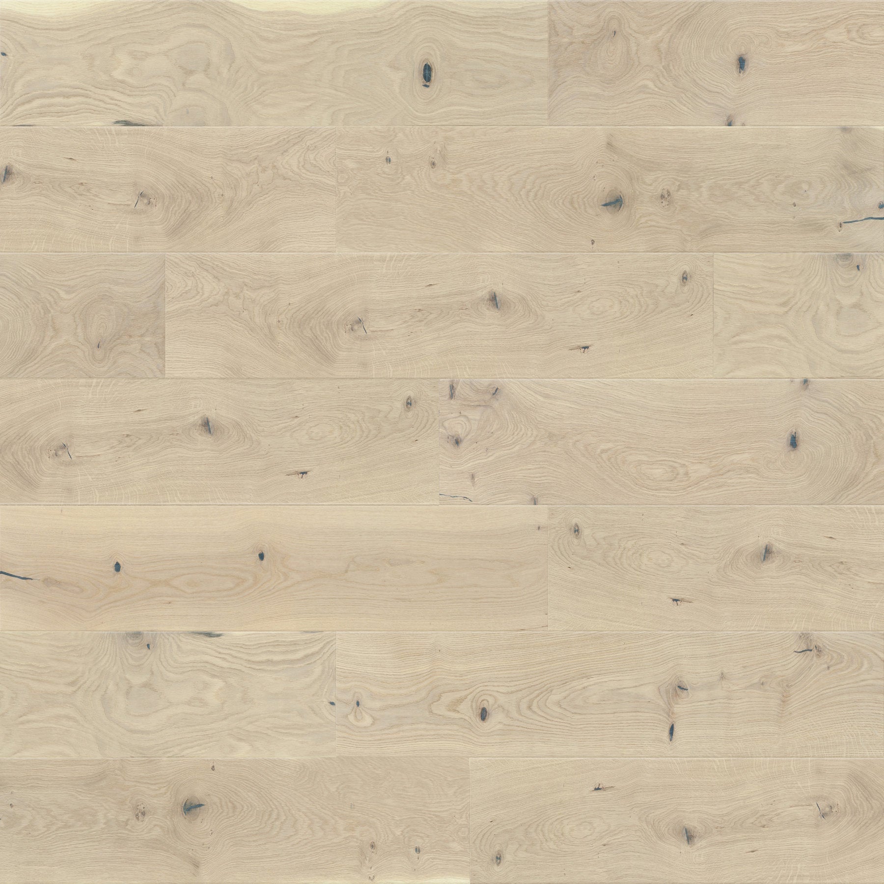 Ovara  Engineered Invisible Oak Planks Flooring, Brushed & Matt Lacquered: 14.0 x 180 x 1,800 mm