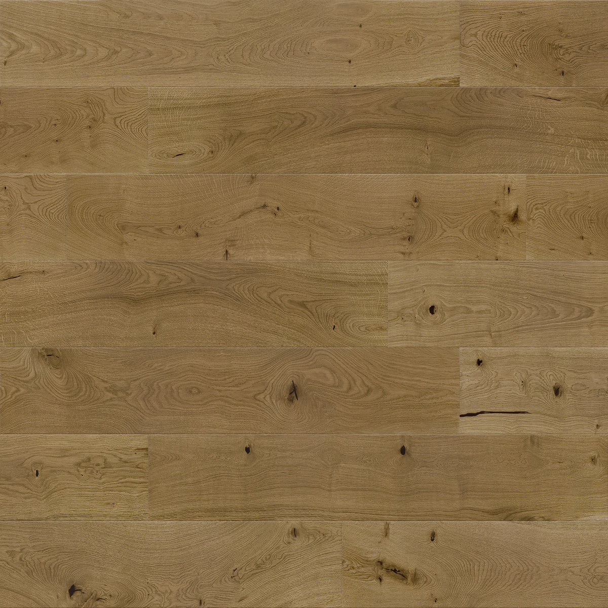 Ovara Engineered Smoked Oak Planks Flooring, Brushed & Matt Lacquered: 14.0 x 180 x 1,800 mm