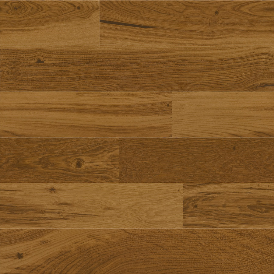 Ovara Engineered Saffron Oak Planks Flooring, Brushed & Matt Lacquered: 14.0 x 180 x 2,200 mm