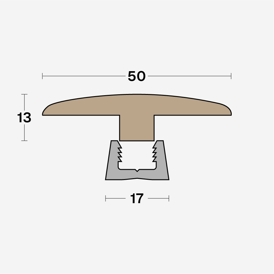 Boen Matching Twin Profile, Height Adjustable: 10-13mm, Band-2