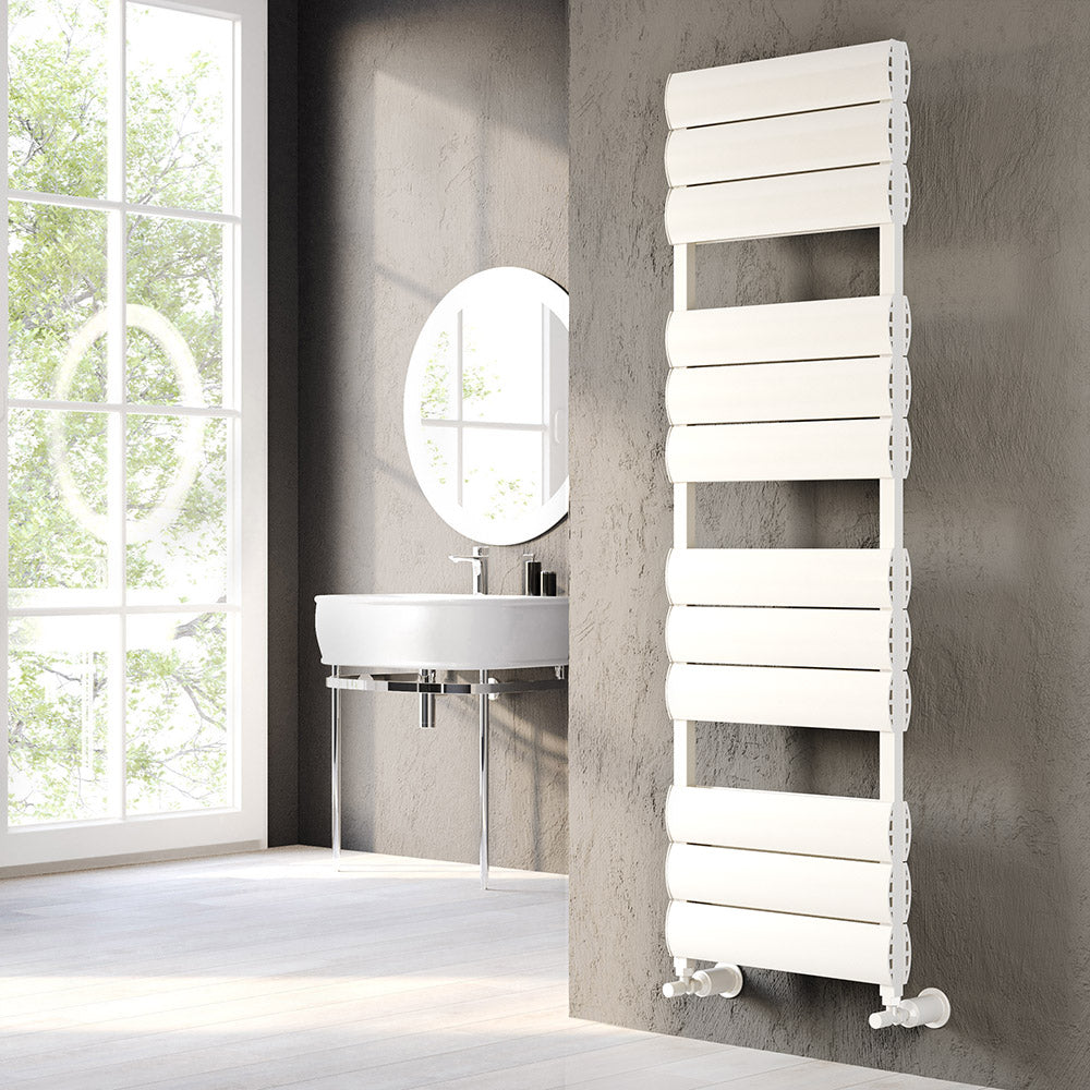 Didsbury Vertical White Aluminium Radiator 1180mm (H) x 500mm (W)