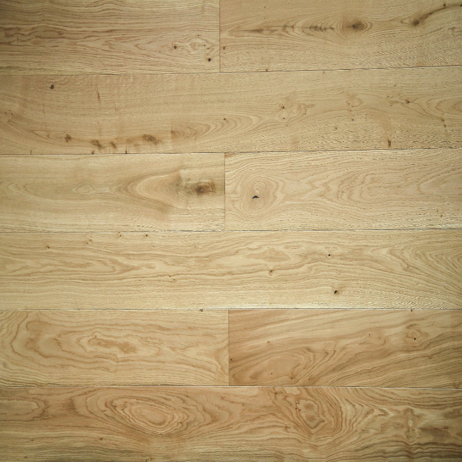 Ovara  Engineered Natural Oak Planks Flooring, Brushed & Matt Lacquered: 12.0 x 190 x 1,900 mm