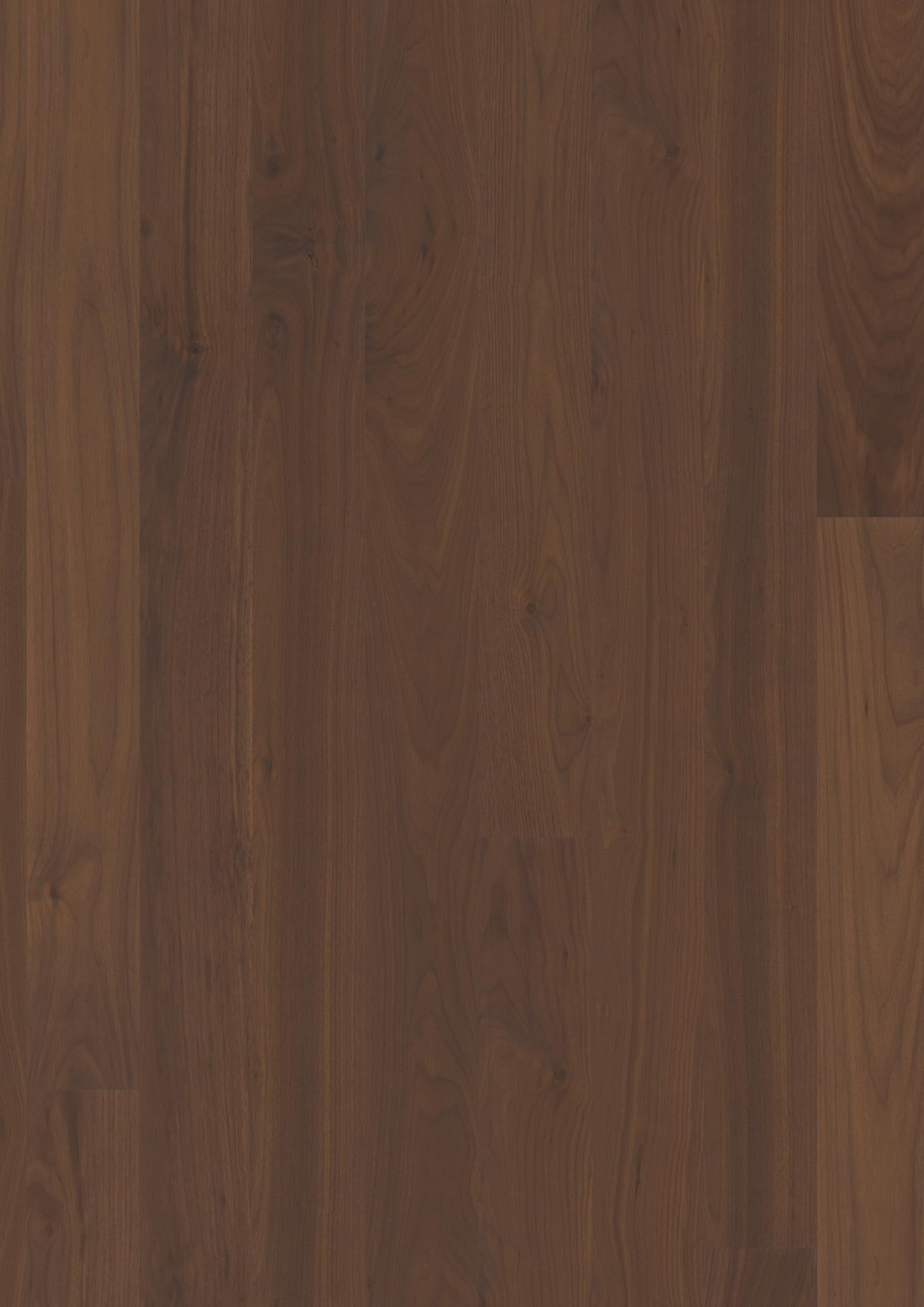 Boen Andante Engineered American Walnut Planks Flooring, Unbrushed & L/Matt: 14.0 x 138 x 2,200 mm