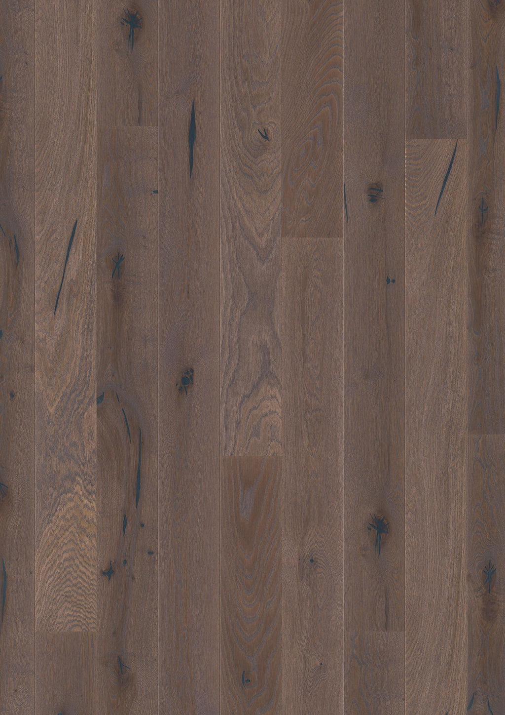 Boen Espressivo Engineered Elephant Grey Oak Planks Flooring, Brushed & L/Pure: 14.0 x 138 x 2,200 mm