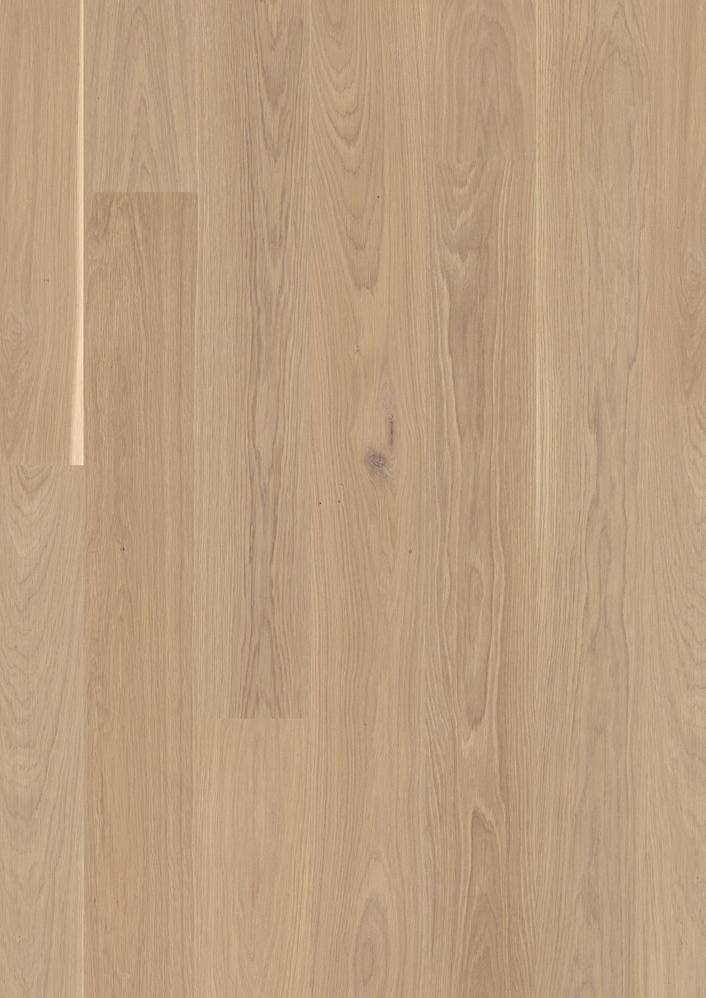 Boen Andante Engineered White Oak Planks Flooring, Unbrushed & L/Natural: 13.2 x 181 x 2,200 mm