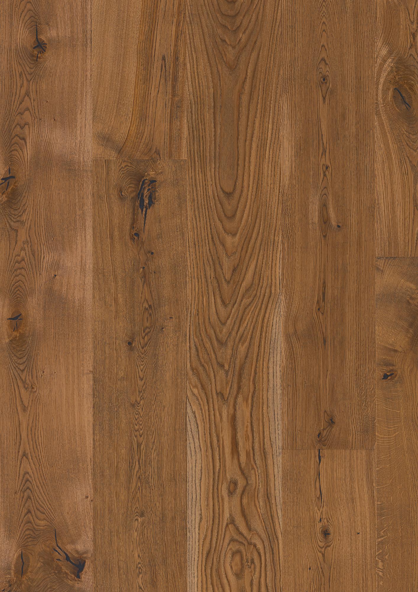 Boen Canyon Engineered Antique Oak Planks Flooring, Unbrushed & L/Natural: 15.0 x 300 x 2,750 mm