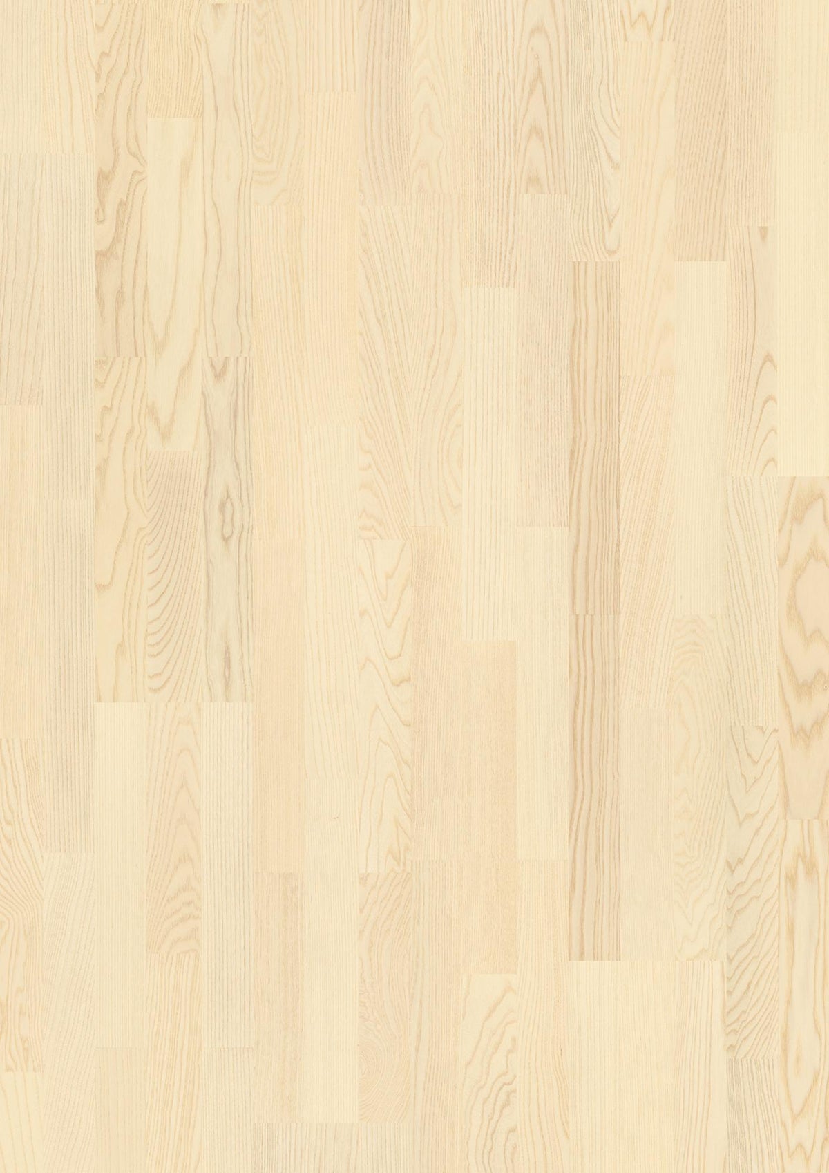 Boen Andante Engineered White Pigmented Ash Multi-Strip Flooring, L/Matt: 14.0 x 215 x 2,200 mm