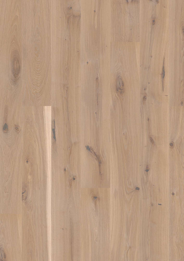 Boen Vivo Engineered White Oak Planks Flooring, Brushed & L/Natural: 14.0 x 181 x 2,200 mm