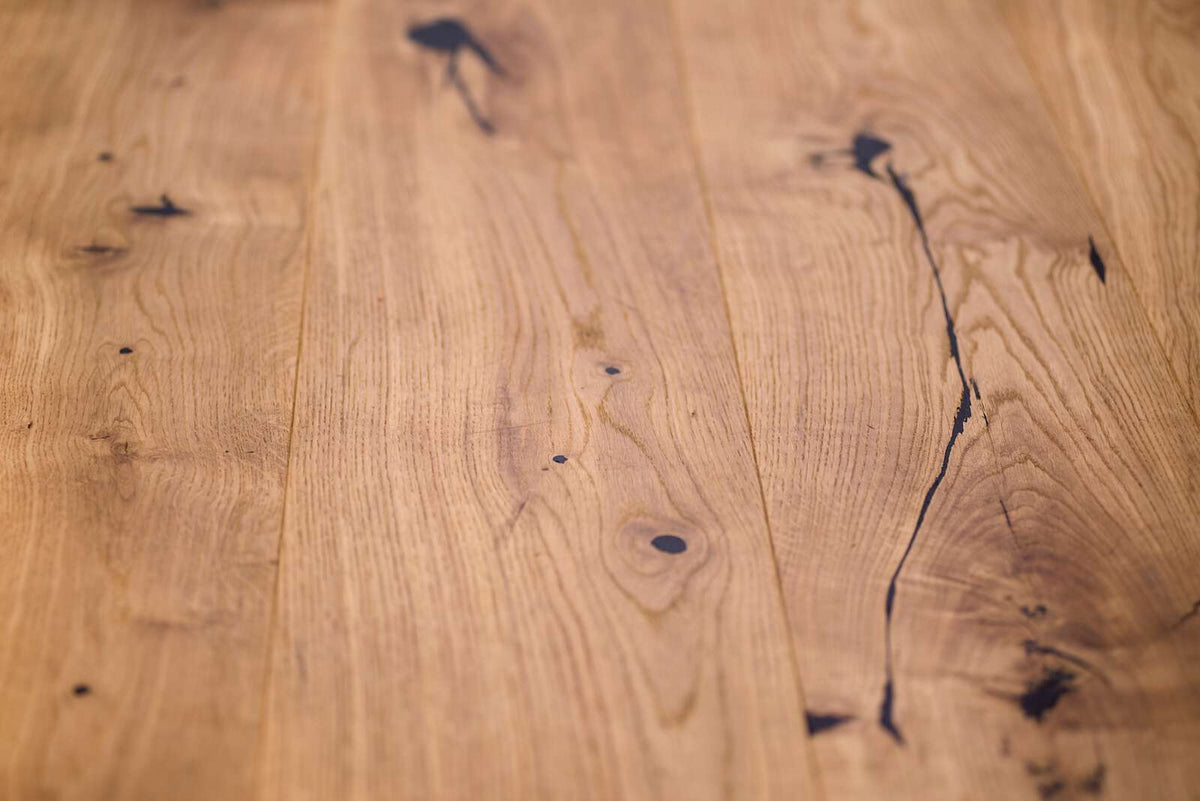 Boen Espressivo Engineered Oak Planks Flooring, Brushed & L/Natural: 14.0 x 209 x 2,200 mm