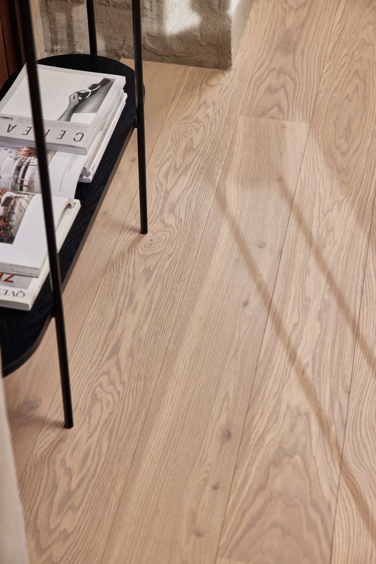 Boen Animoso Engineered Fresh White Oak Planks Flooring, Brushed & L/Matt Pro: 14.0 x 209 x 2,200 mm