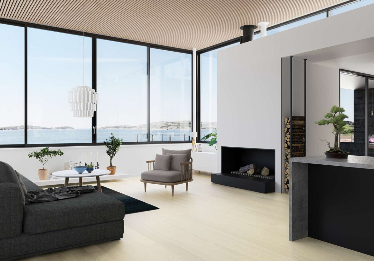 Boen Andante Engineered White Ash Planks Flooring, Brushed & L/Pure: 14.0 x 138 x 2,200 mm