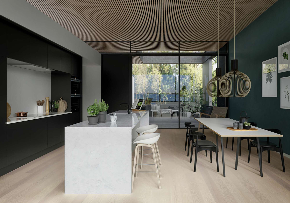 Boen Andante Engineered White Ash Planks Flooring, Brushed & L/Pure: 14.0 x 138 x 2,200 mm
