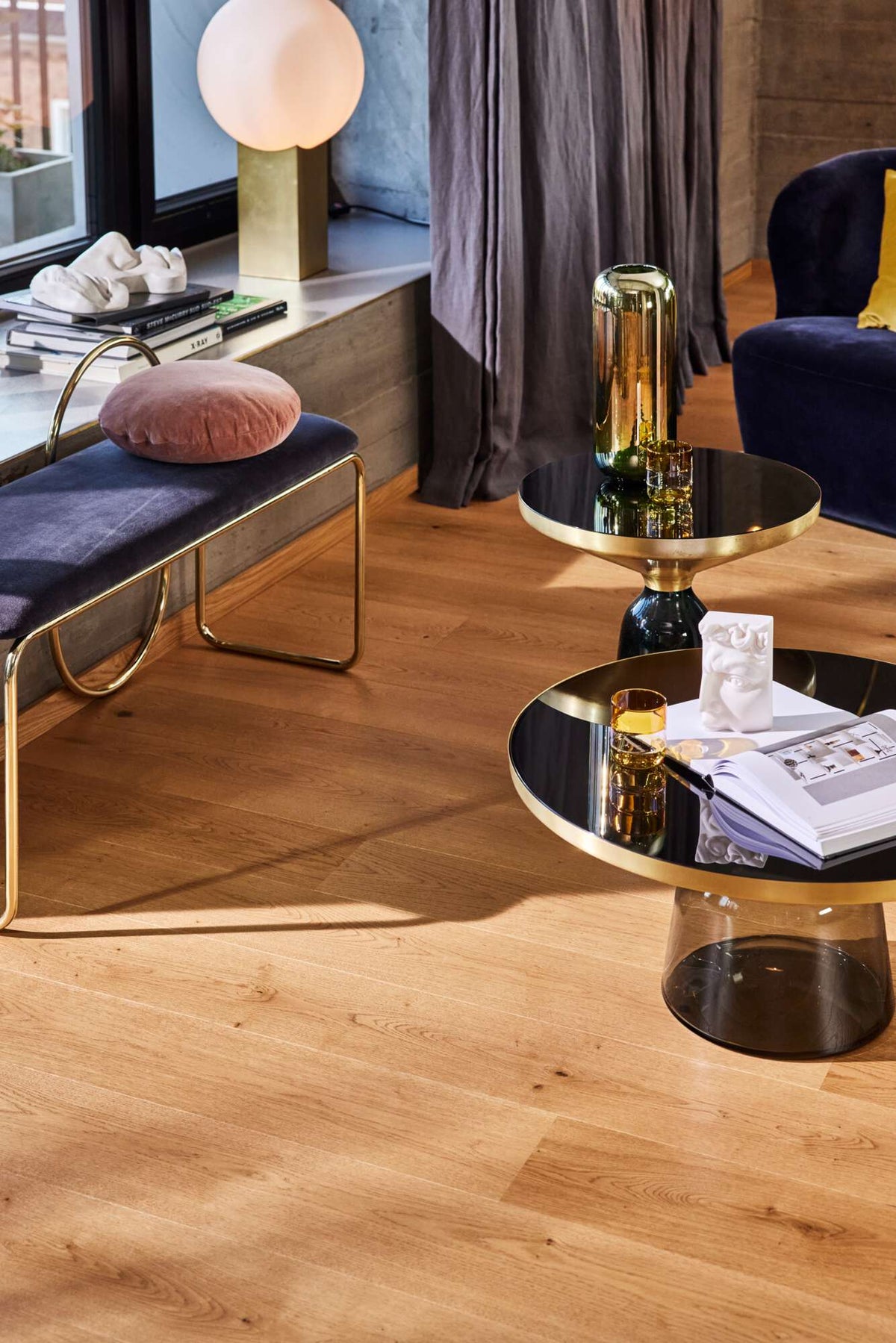 Boen Animoso Engineered Soft Brown Oak Planks Flooring, Brushed & L/Matt Pro: 14.0 x 209 x 2,200 mm