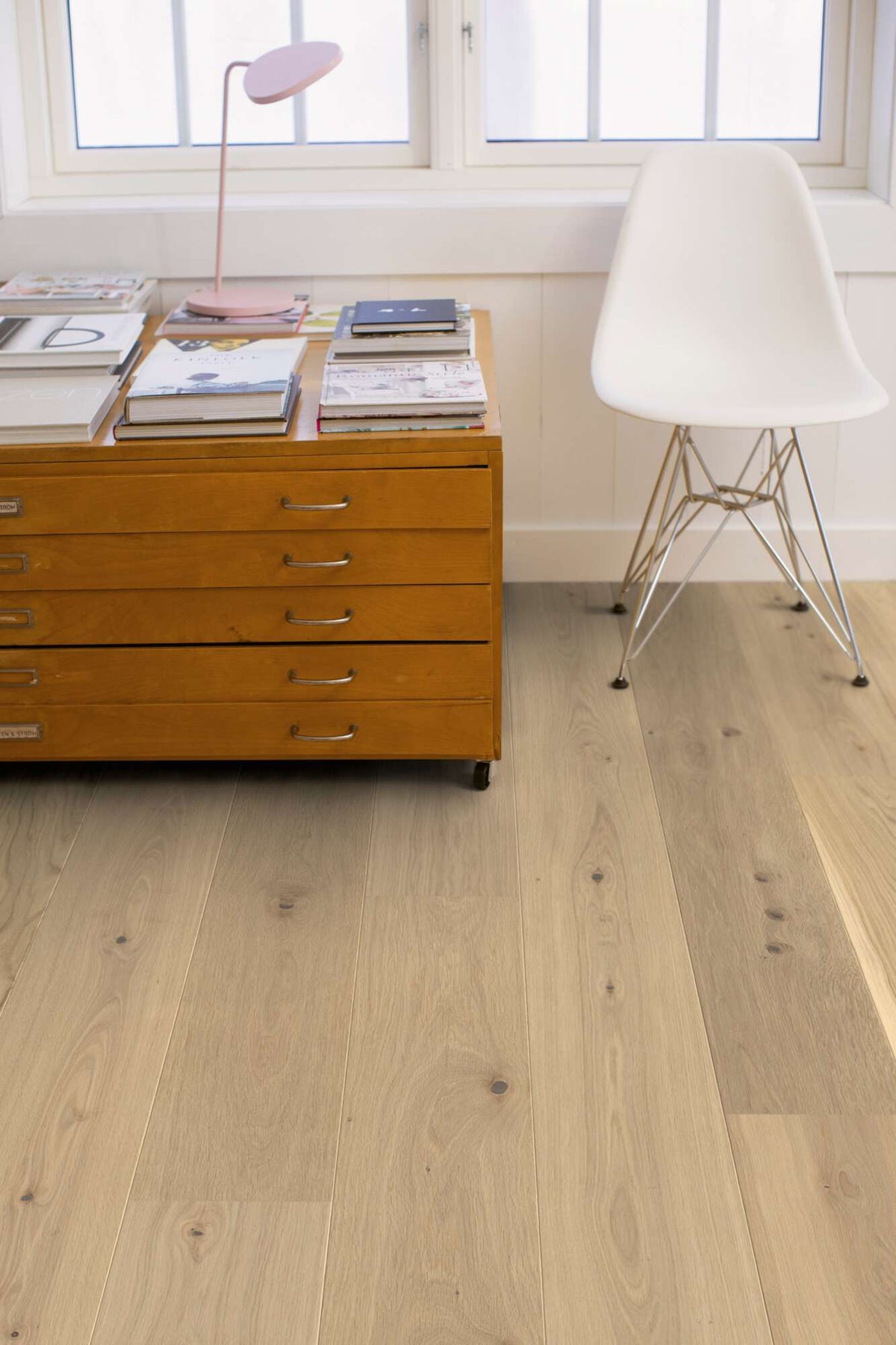 Boen Animoso Engineered Oak Planks Flooring, Brushed & L/Pure: 14.0 x 209 x 2,200 mm