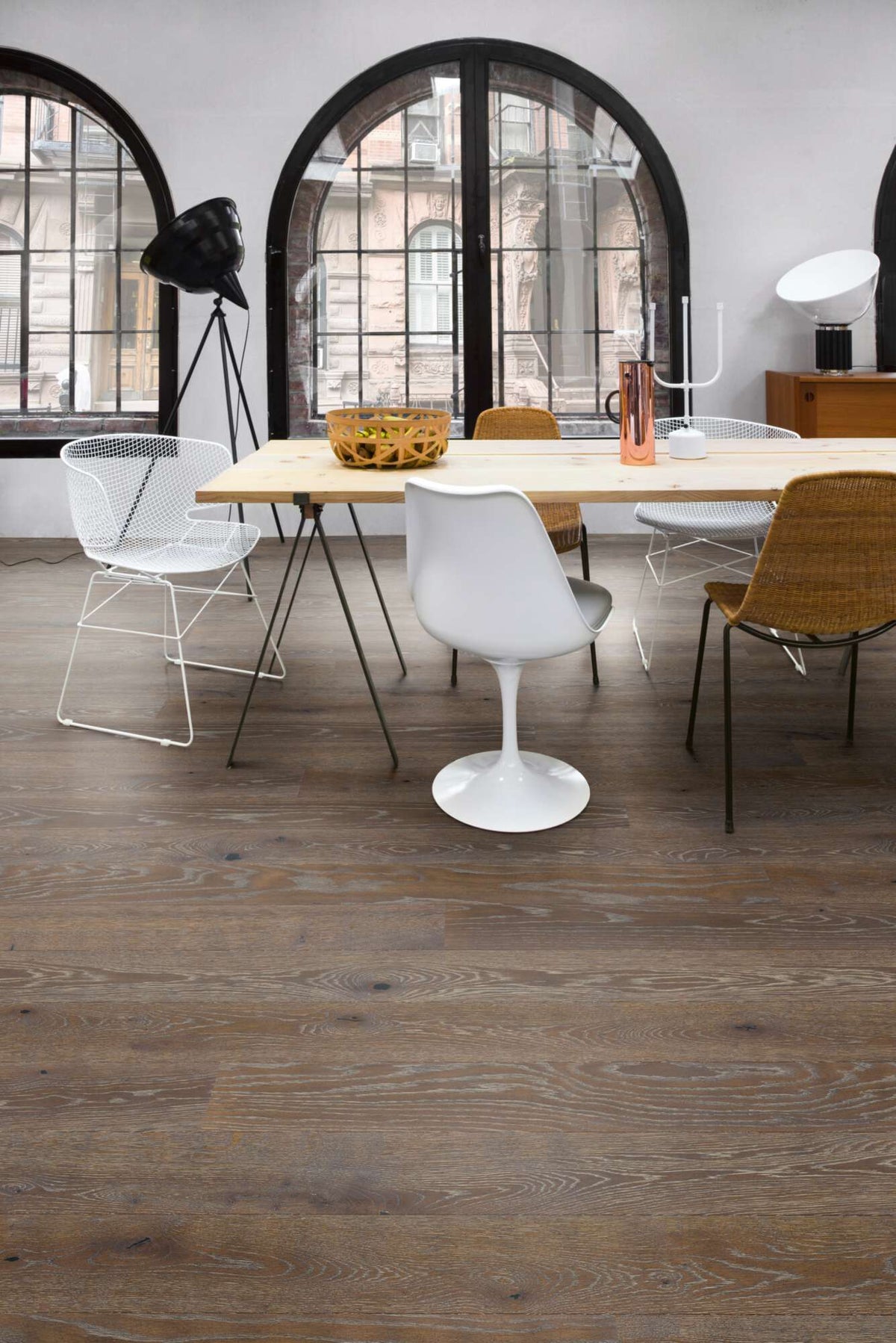 Boen Vivo Engineered Graphite Oak Planks Flooring, Brushed & L/Natural: 14.0 x 138 x 2,200 mm