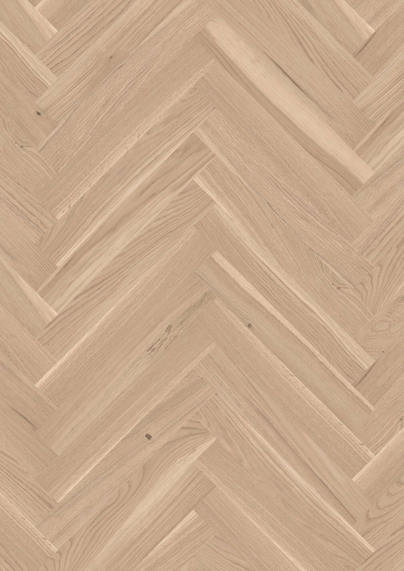 Boen Structure Engineered White Oak Herringbone Flooring, L/Matt: 10.0 x 70 x 470 mm