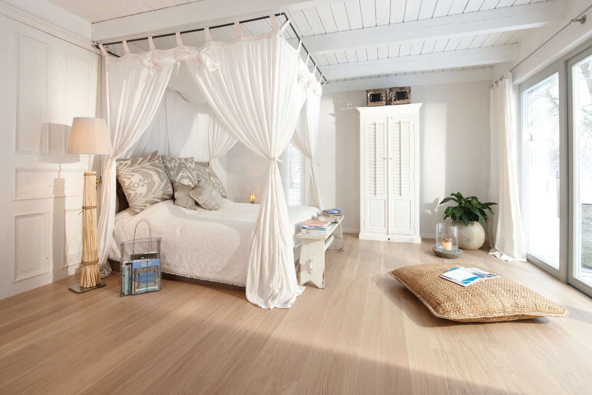 Boen Andante Engineered White Oak Planks Flooring, L/Natural: 14.0 x 138 x 2,200 mm