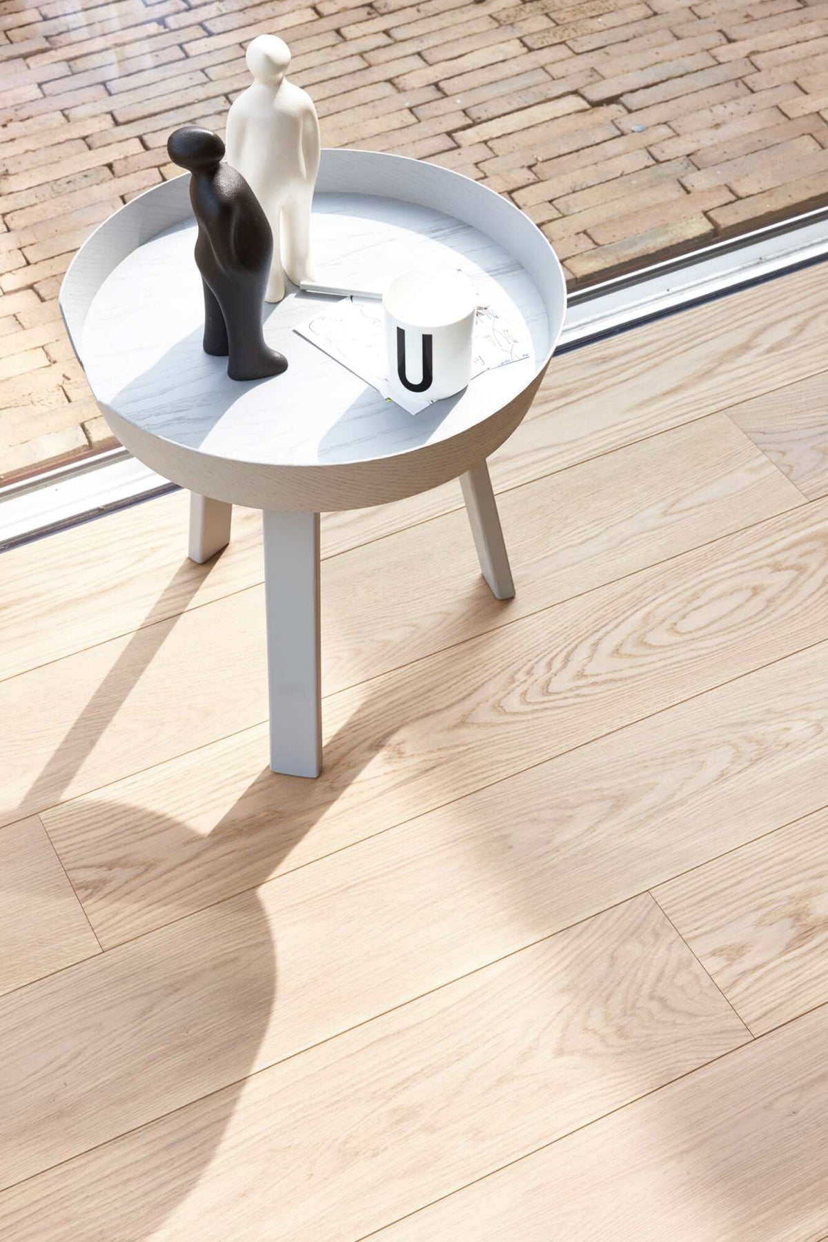 Boen Andante Engineered White Oak Planks Flooring, Brushed & L/Pure: 14.0 x 138 x 2,200 mm