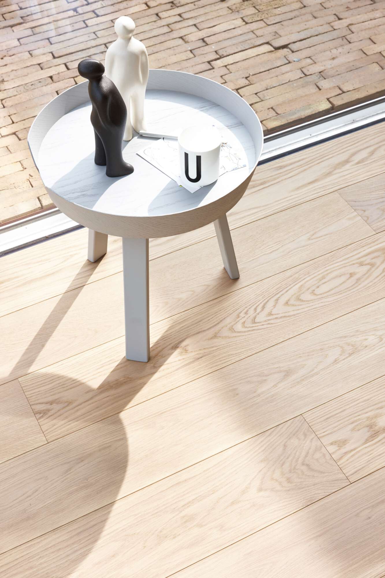 Boen Andante Engineered White Oak Planks Flooring, Brushed & L/Pure: 14.0 x 138 x 2,200 mm