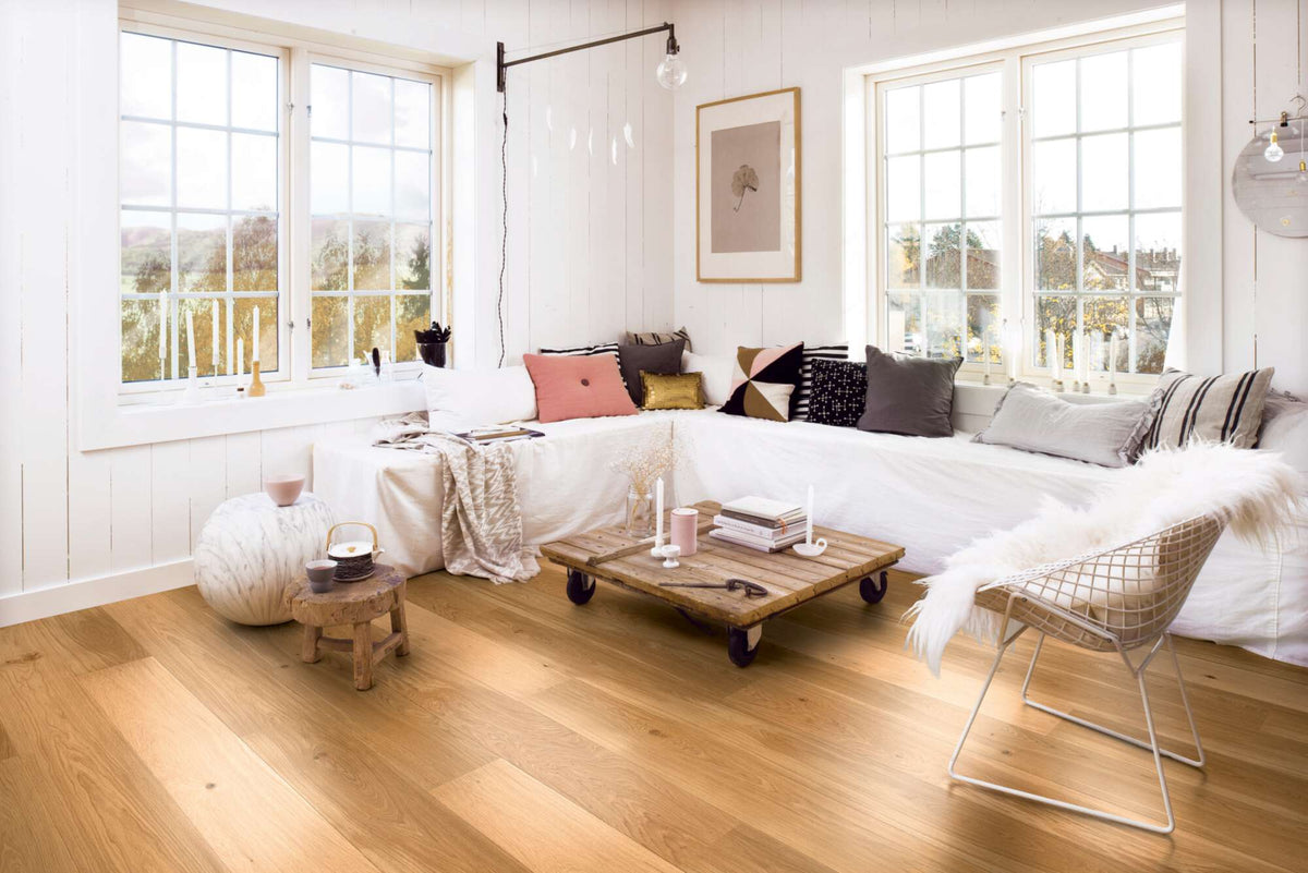 Boen Animoso Engineered Oak Planks Flooring, L/Natural: 14.0 x 209 x 2,200 mm