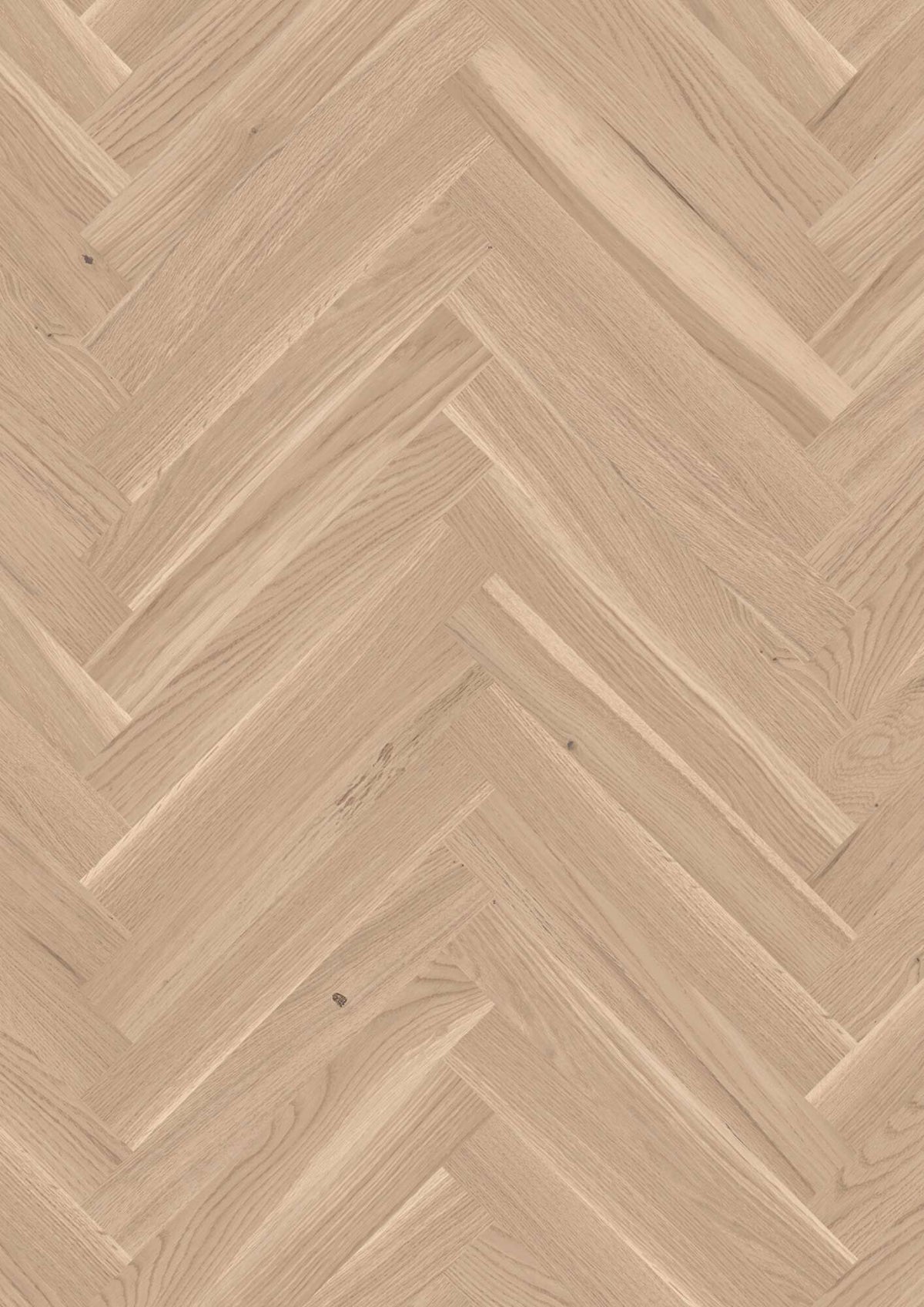 Boen Structure Engineered White Oak Herringbone Flooring, L/Natural: 10.0 x 70 x 470 mm