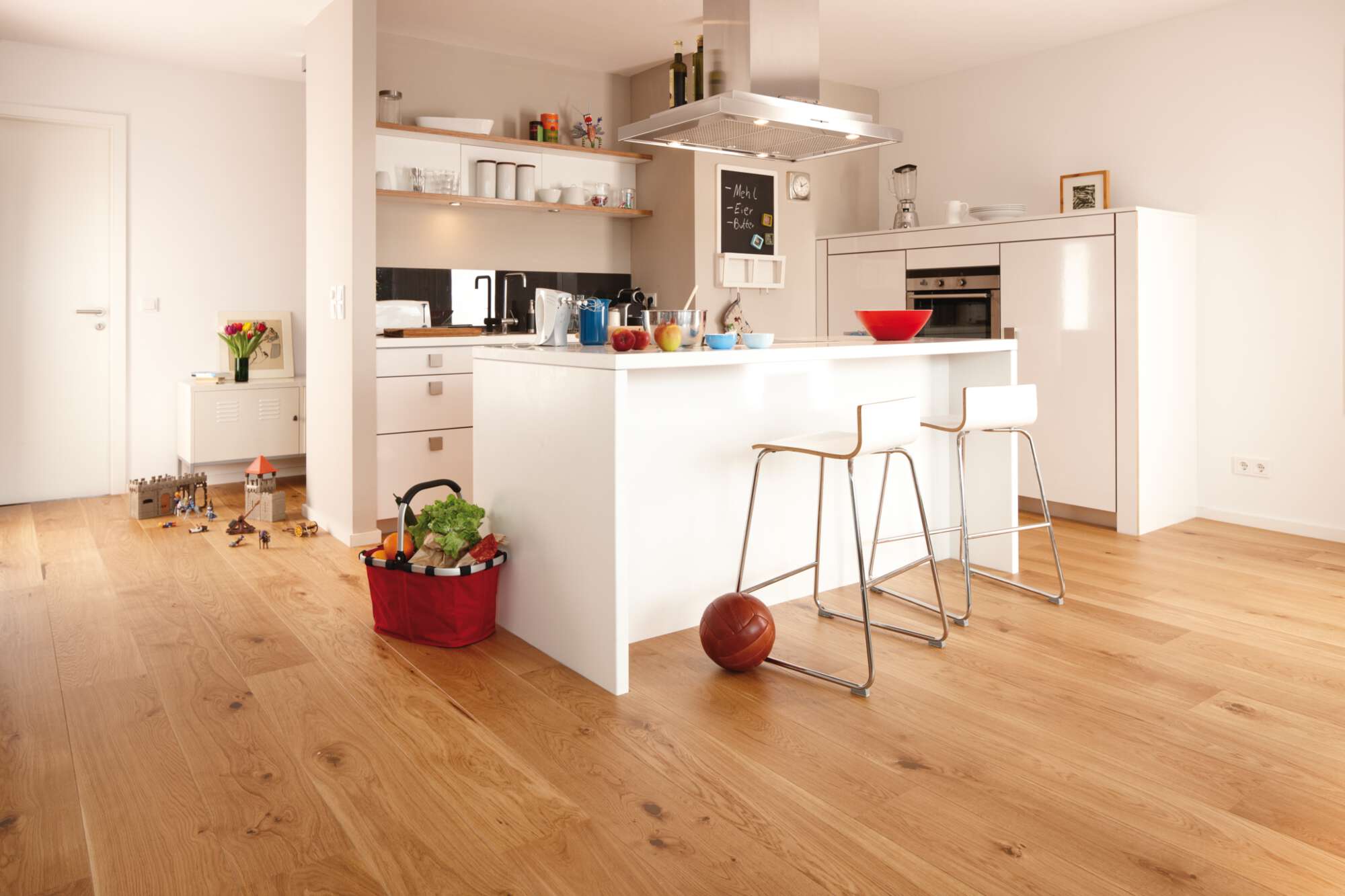 Boen Vivo Engineered Oak Planks Flooring, L/Natural: 14.0 x 209 x 2,200 mm