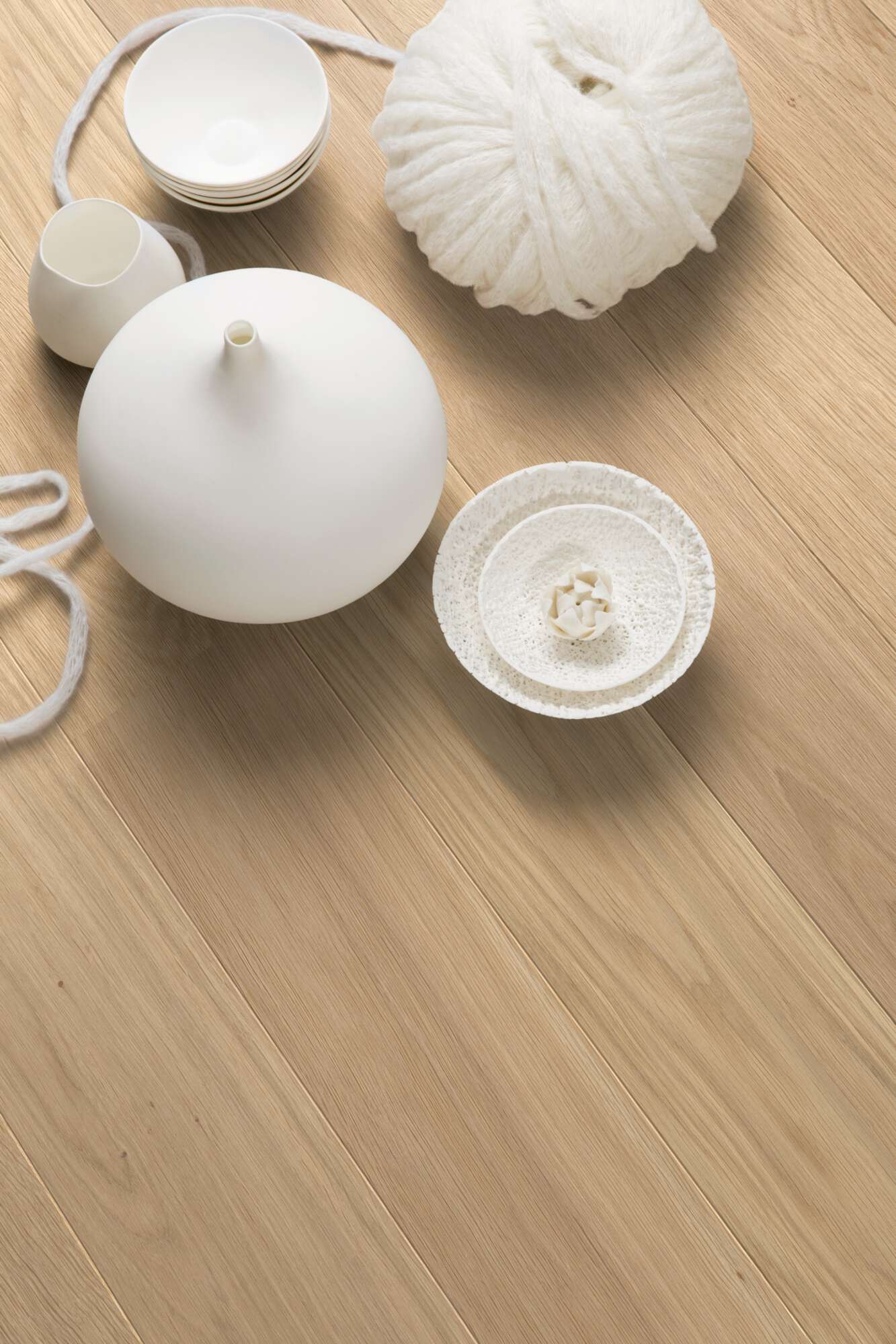 Boen Andante Engineered Oak Planks Flooring, Brushed & L/Pure: 14.0 x 138 x 2,200 mm