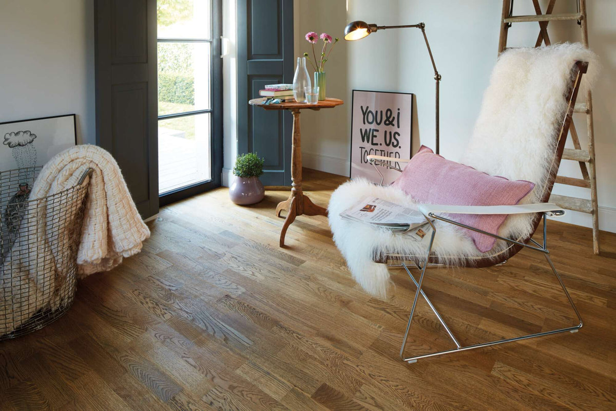 Boen Finale Engineered Alamo Oak Multi-Strip Flooring, L/Natural: 14.0 x 215 x 2,200 mm