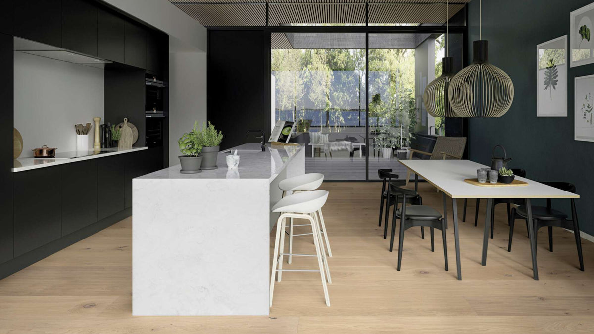 Boen Traditional Engineered Oak Planks Flooring, Brushed & L/Pure: 15.0 x 300 x 2,750 mm